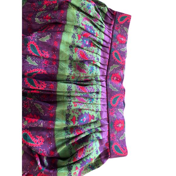 Vintage O by Oscar De la Renta Silk skirt women’s size 8 - Picture 8 of 12